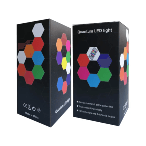 COLORFUL LED TOUCH & REMOTE QUANTUM RGB LIGHT 6TILES