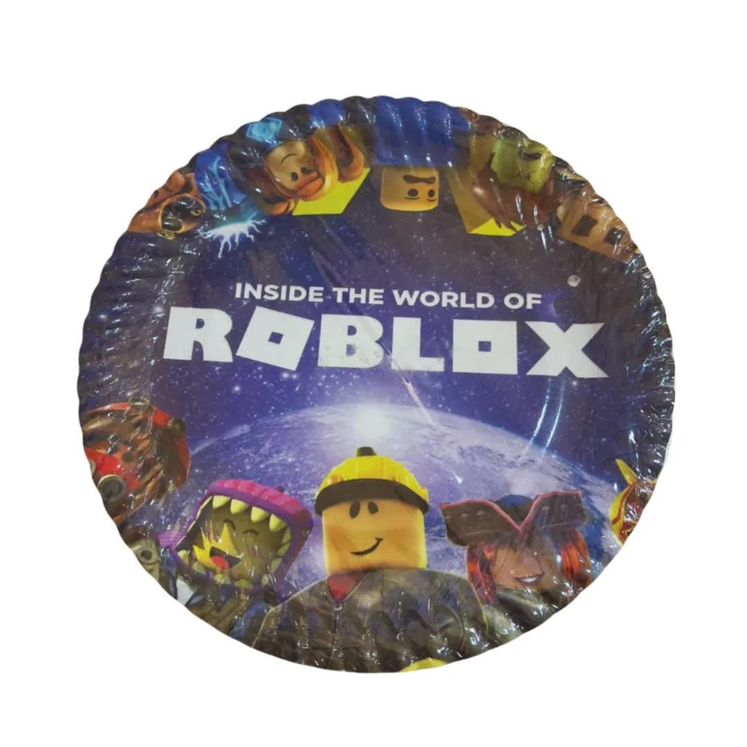 Roblox Paper Plates 8 Pcs