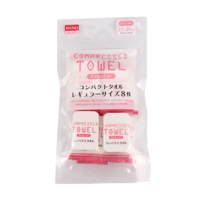 COMPRESSED TOWEL REGULAR 8 PCS