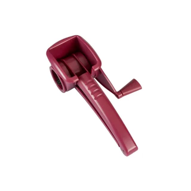 metaltex vicky rotary grater dark cherry