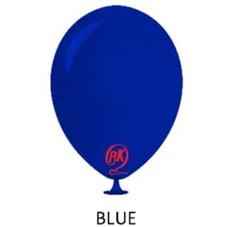 Blue 12 Inch Standard Color Helium Filled Balloon