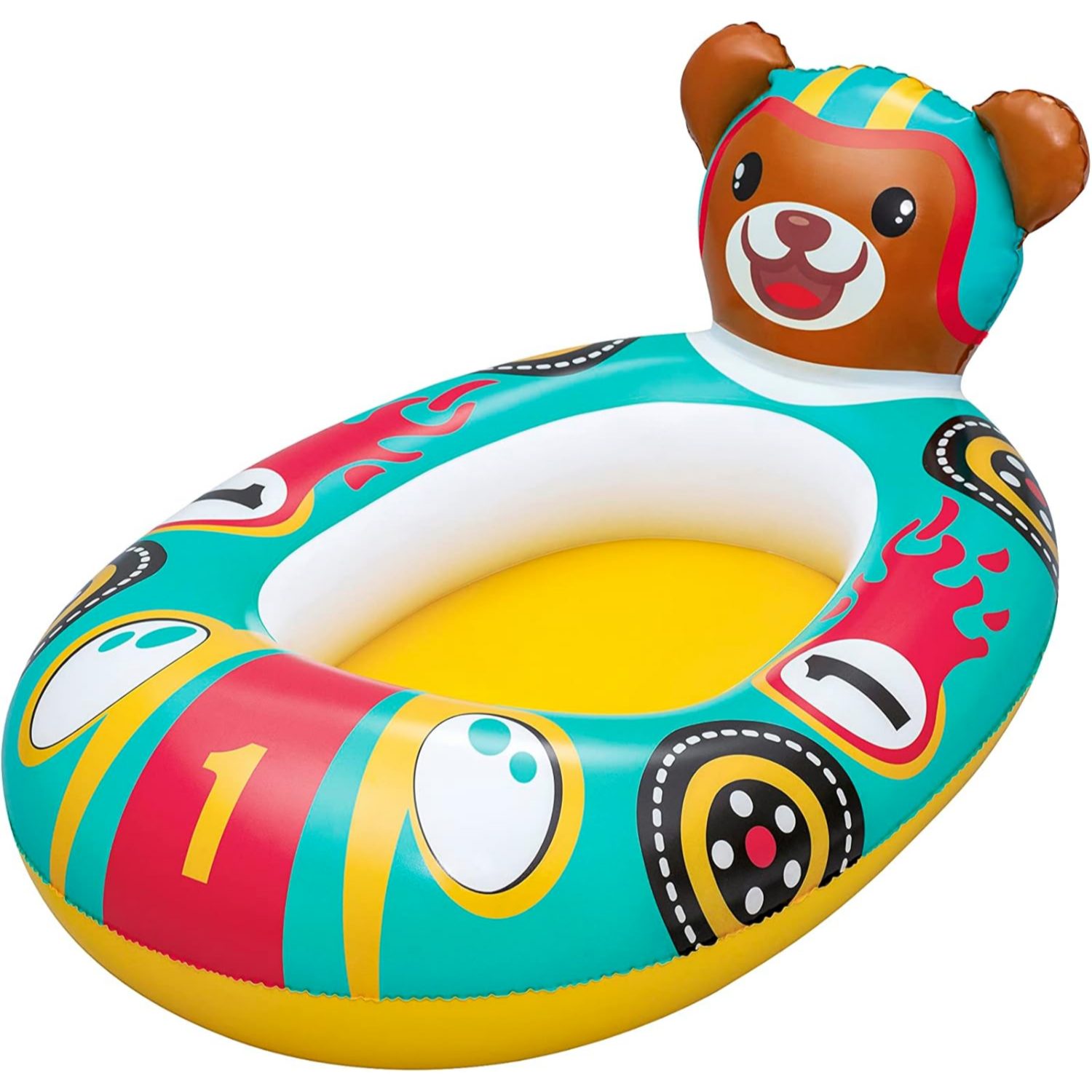 BESTWAY Inflatable Bear Splash Buddy Baby Boat 109 cm x 69 cm - POLT112