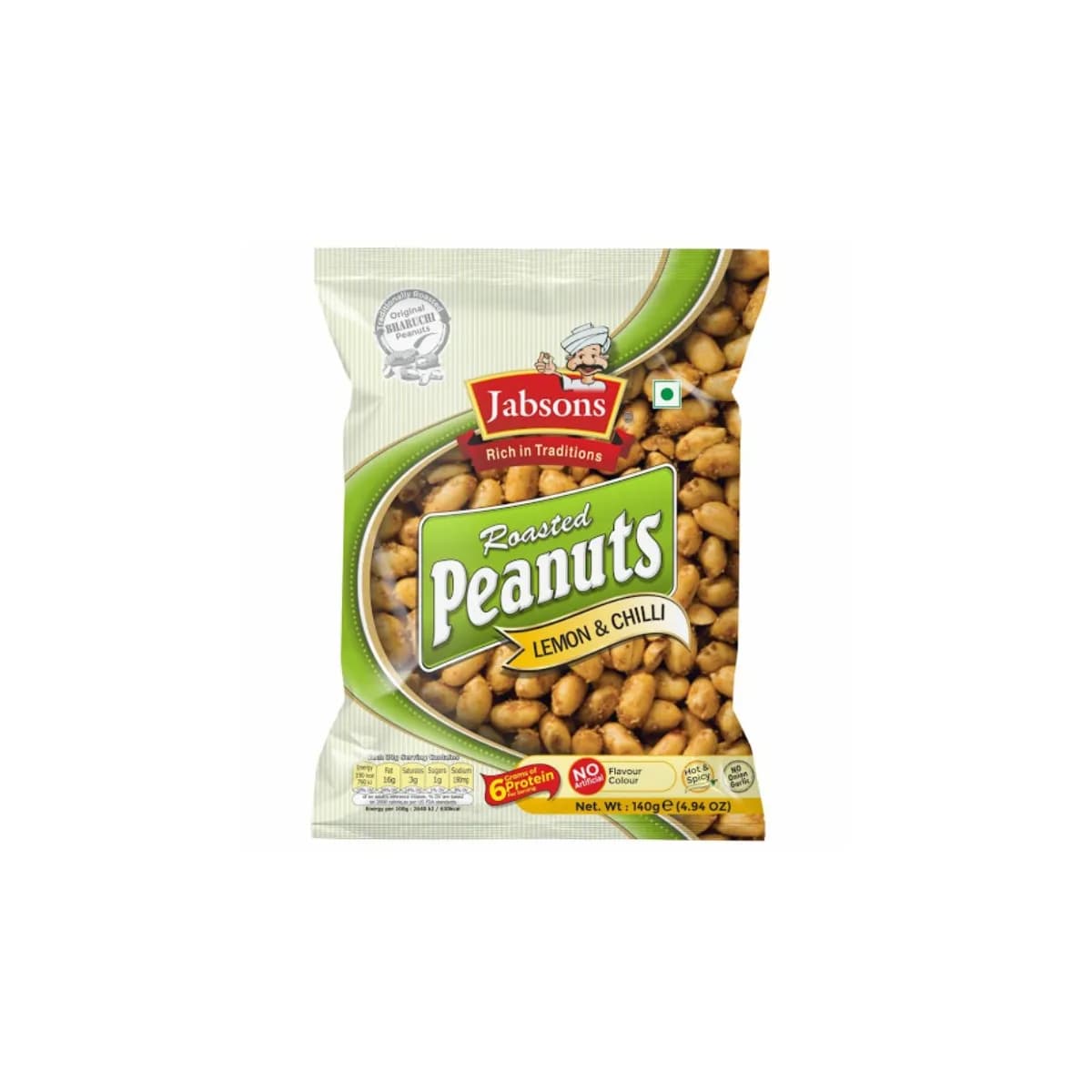 Jabsons Peanuts Lemon & Chilli 140 gm