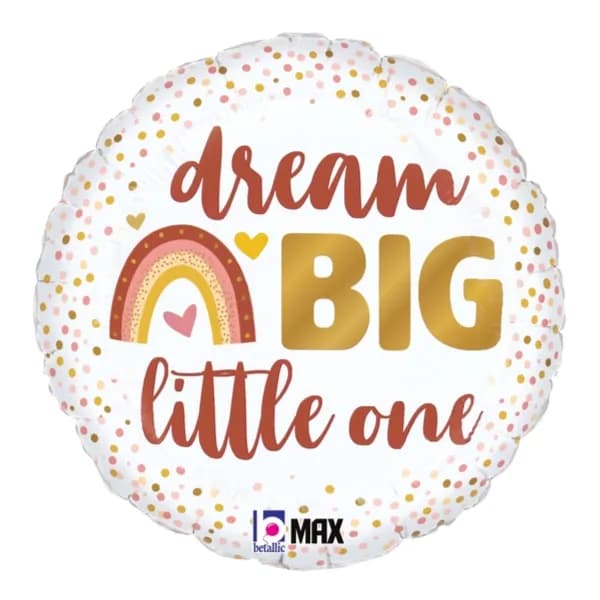 Dream Big Little One Boho Balloon (18In) Italy