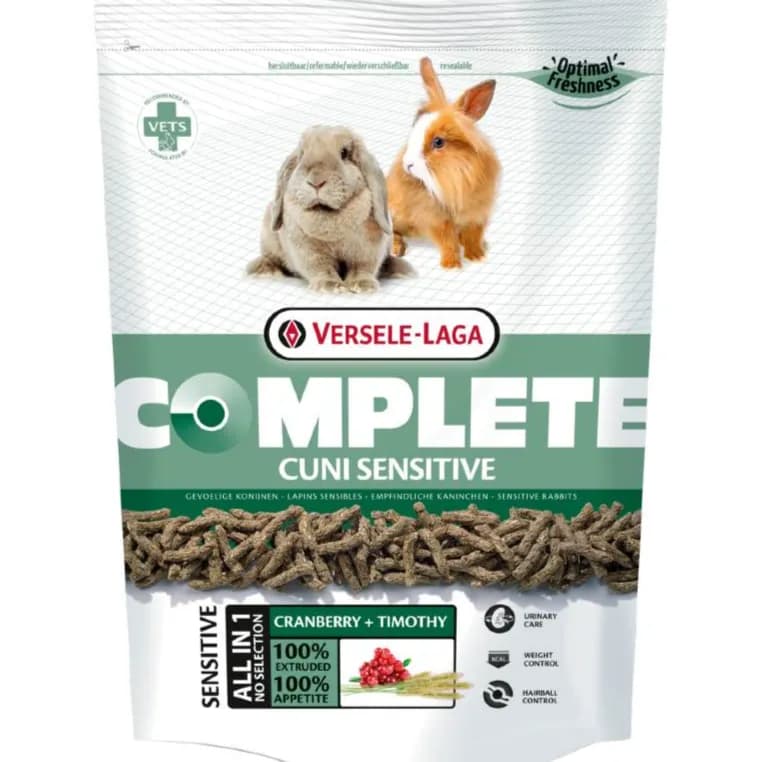 VERSELE-LAGA COMPLETE FOOD FOR CUNI SENSETIVE (RABBITS)500GM