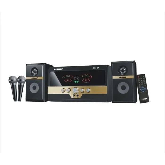 Stargold SG-G7 Bluetooth Speaker With 2 Microphone 2.1ch Karaoke Home Theater