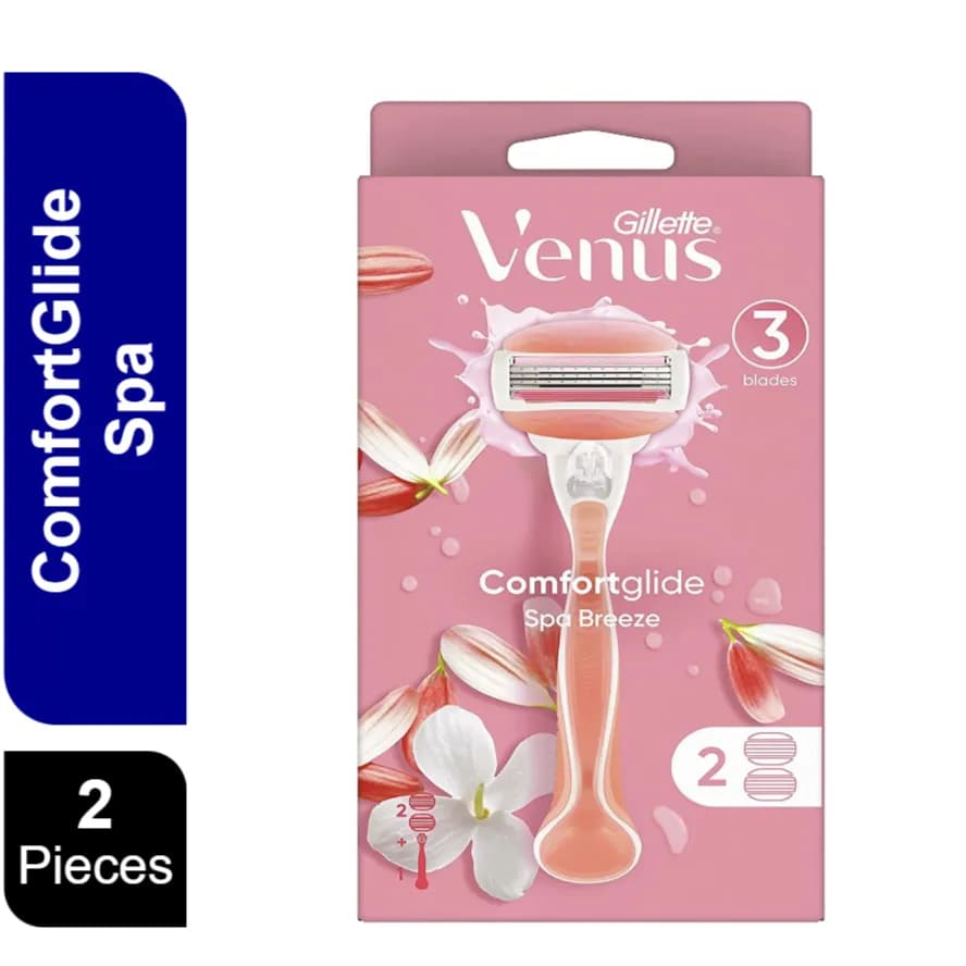 Gillete Venus3 Spa Breeze 3blades 2 In 1 Pink