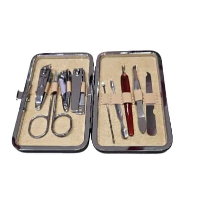 Galante Nail Care Set 589 9pcs Leather