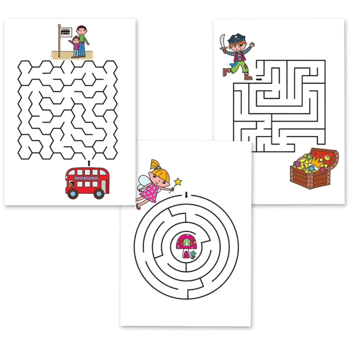 Galt Maze Pad Puzzle Game Activity Books for Kids - DWFS85