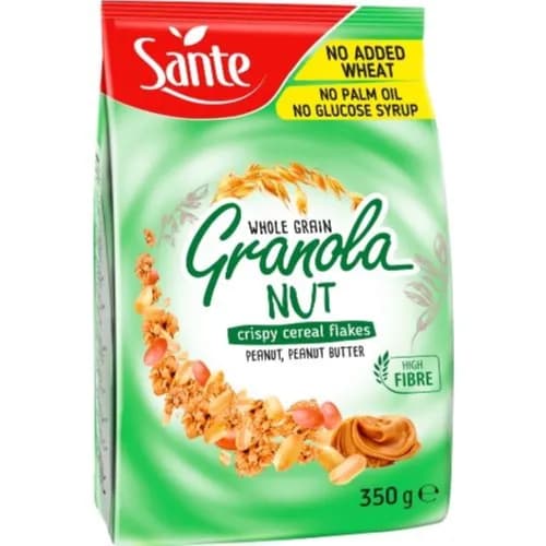 Sante Whole Nuts & Peanut Butter Grain Granola, 350g