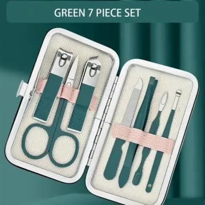 Nail care Set Dark Green 7pcs