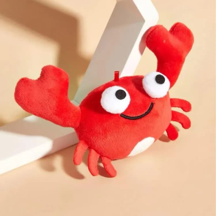 Crab Design Pet Plush Toy