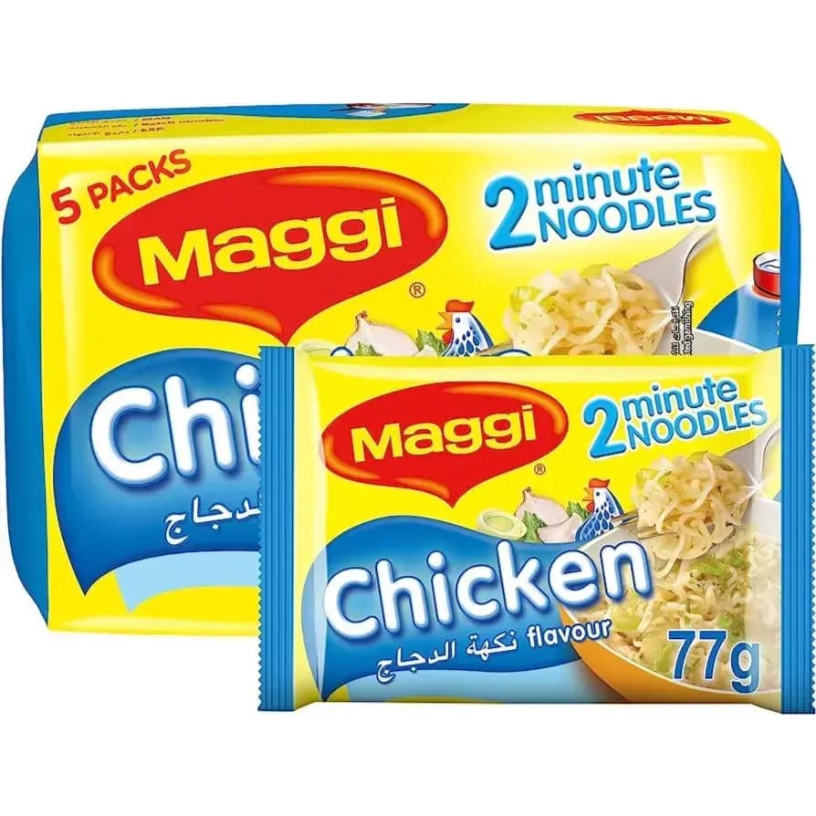 Maggi Chicken Noodles Pkt 5*77gm