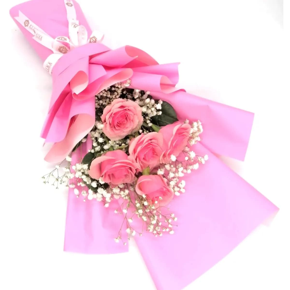 Natural Rose Bouquet Pink Color
