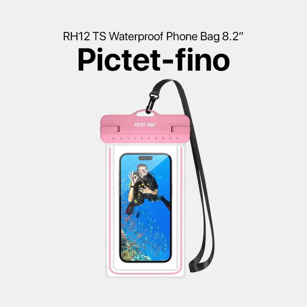 Touch Screen Waterproof Phone Bag  – Pink