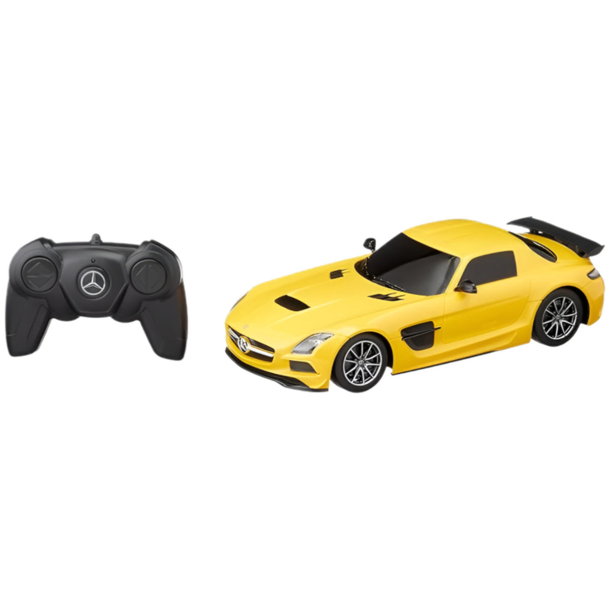 Rastar Mercedes-Benz SLS AMG Remote Control Car 1:18 Scale - Yellow Colour - (RCSC78)