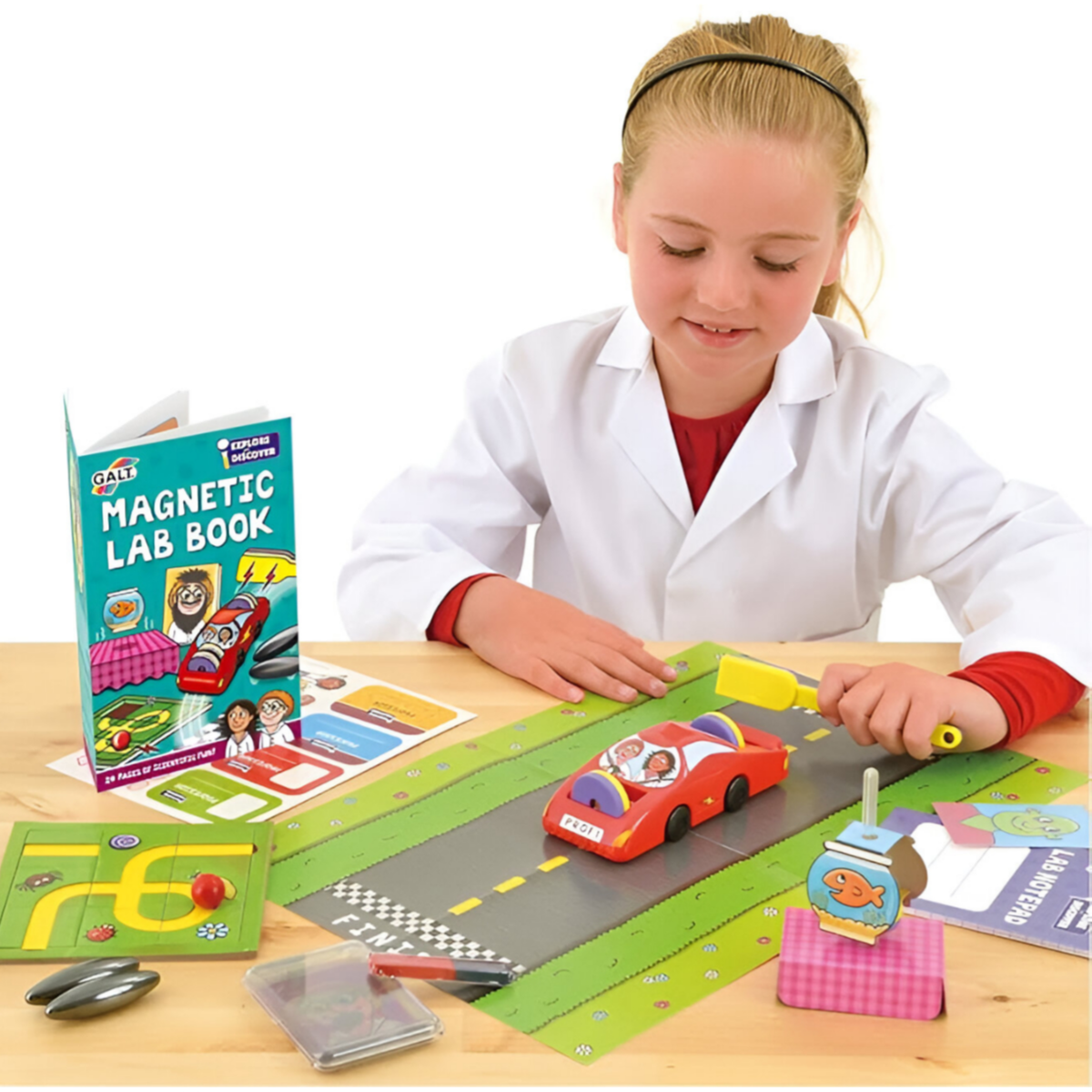 Galt Toys Magnetic Lab Science Kit for Kids-Stem Project Toy -(SMFS31)