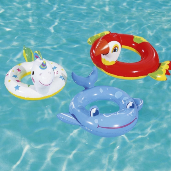 Bestway Animal Shape Swim Ring Tube Assorted Figures 1 Piece Set - POLT121