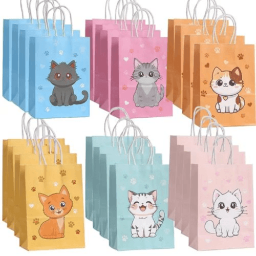 5pcs, Cat Paw Gift Bags