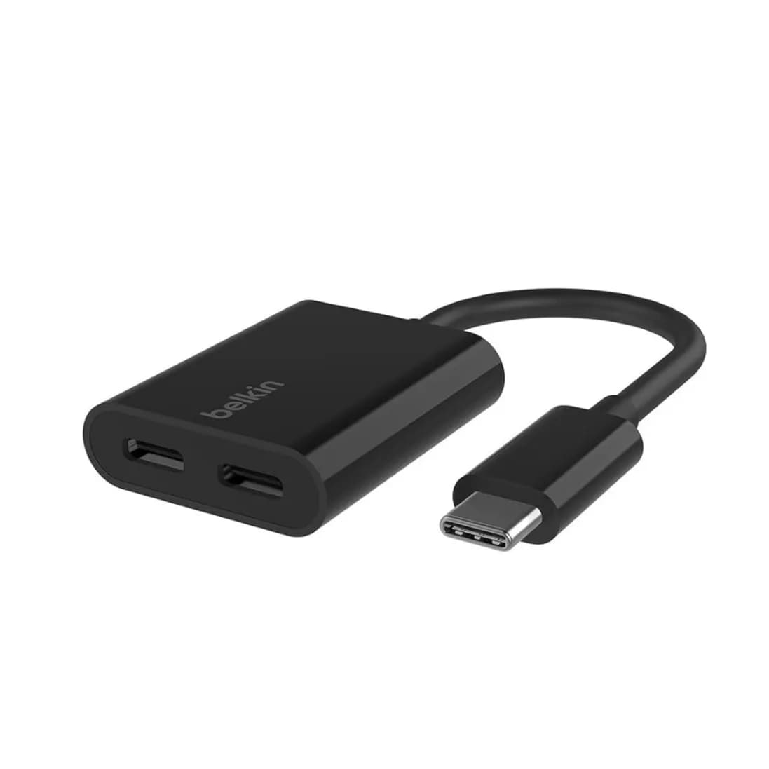 Belkin Rockstar Usb C Audio plus Charge Adapter 60w  Black