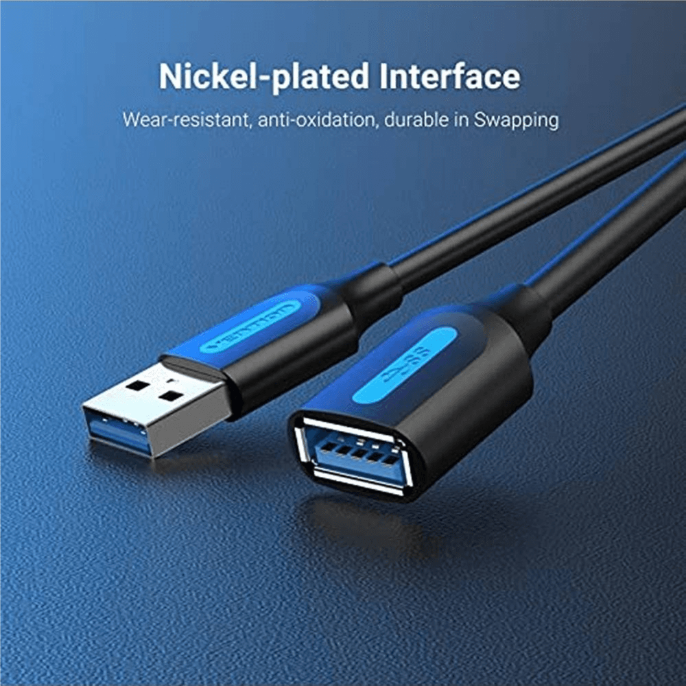 Vention USB 3.0 A Male to A Female Extension Cable,  5 Meter | CBHBJ