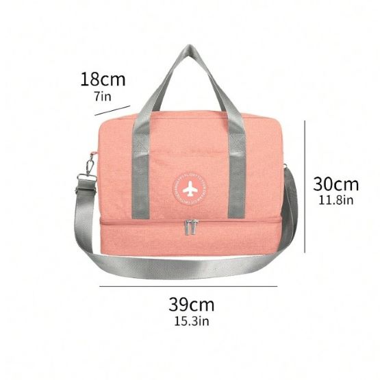 Multi-Function Polyester Gym Bags (Orange)