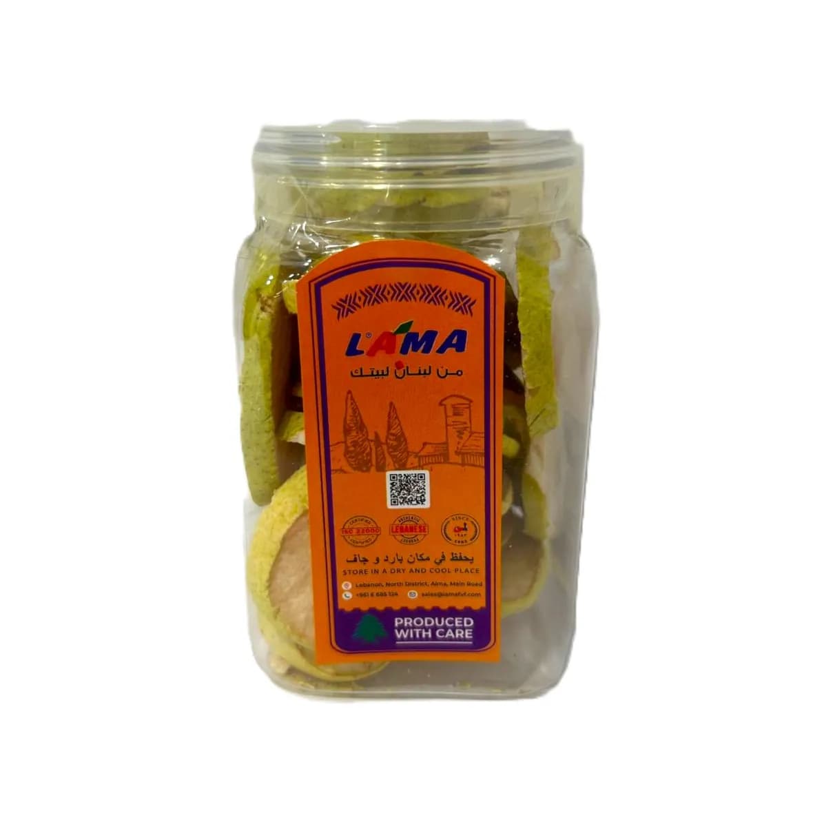 Lama Dried Freezed Green Apple Jar