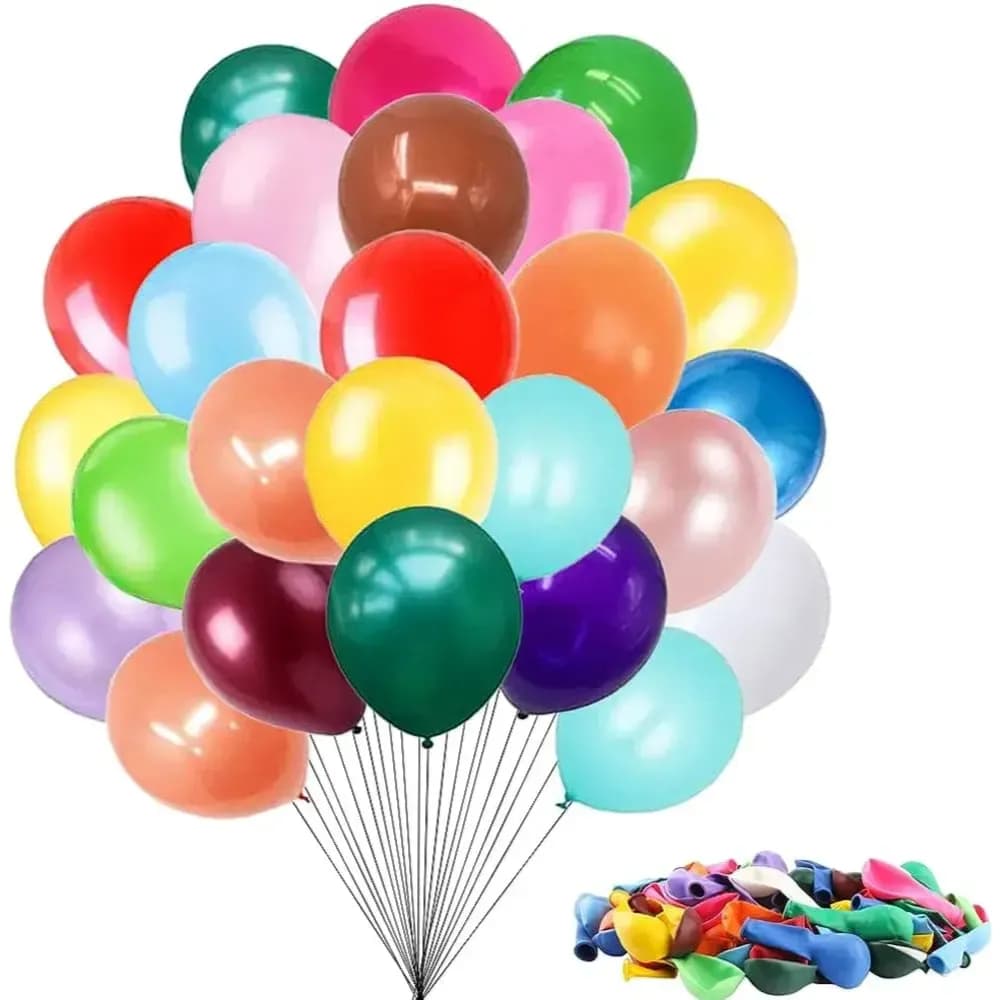 Toiz Balloons Colours 72 Pieces