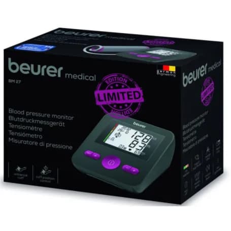 BM 27 BEURER UPPER ARM BP MONITOR LIMITED EDITION BLACK