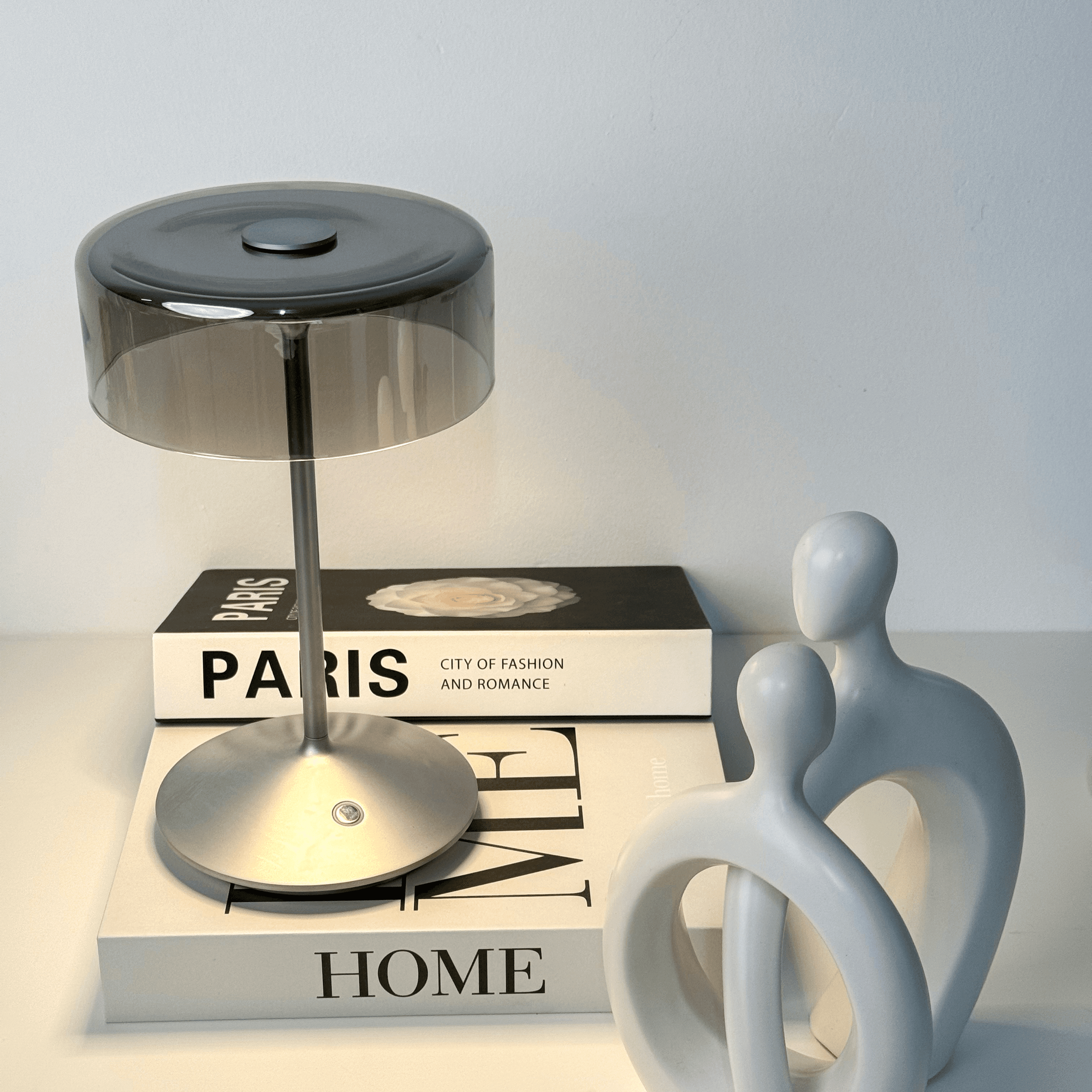 Crystal Rechargeable Table Lamp - UV Chrome