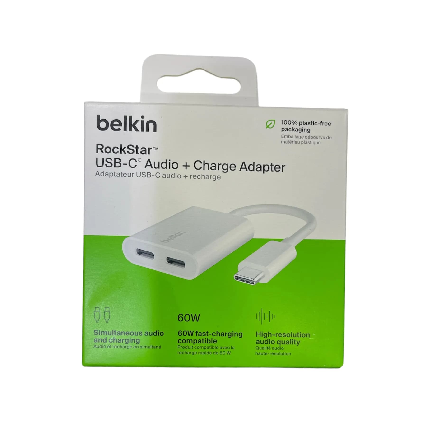 Belkin rockstar usb-c audio&charger ddapter