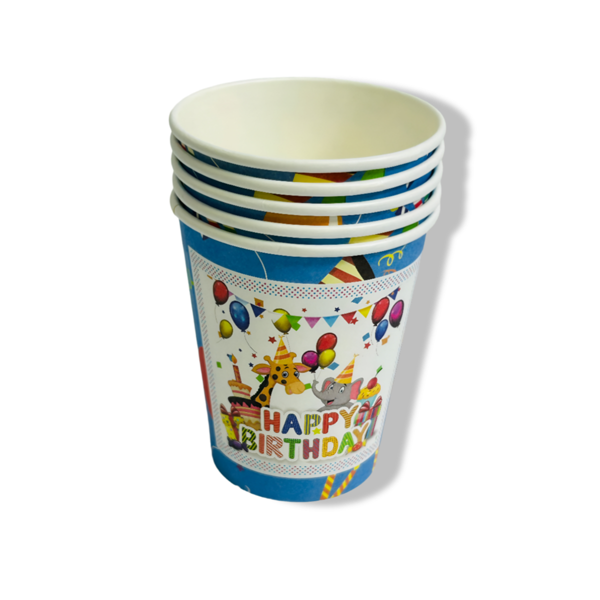 Happy Birthday Theme Party Paper Cup 10 Pieces Set - PIGC208