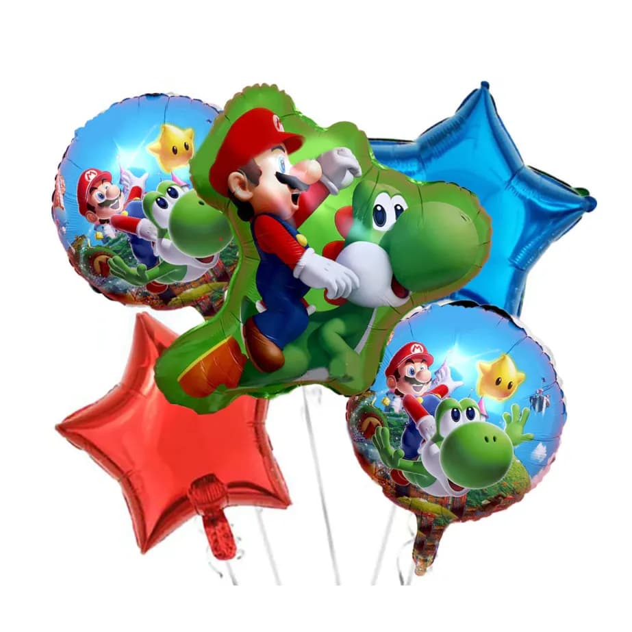 Super Mario Helium Balloon Set 1