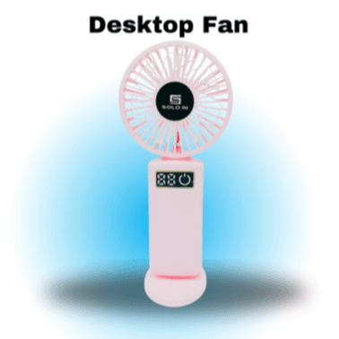 Solo In Desktop Fan Pink SL-F01