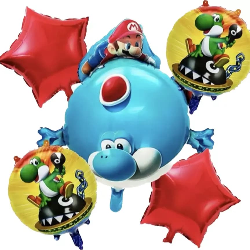 Super Mario Helium Balloon Set 2