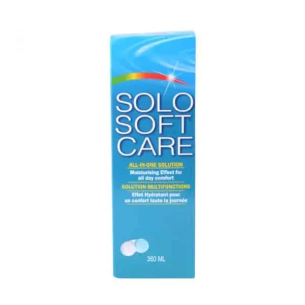 SOLO SOFT CONATCT LENSE SOLUTION 360 ML