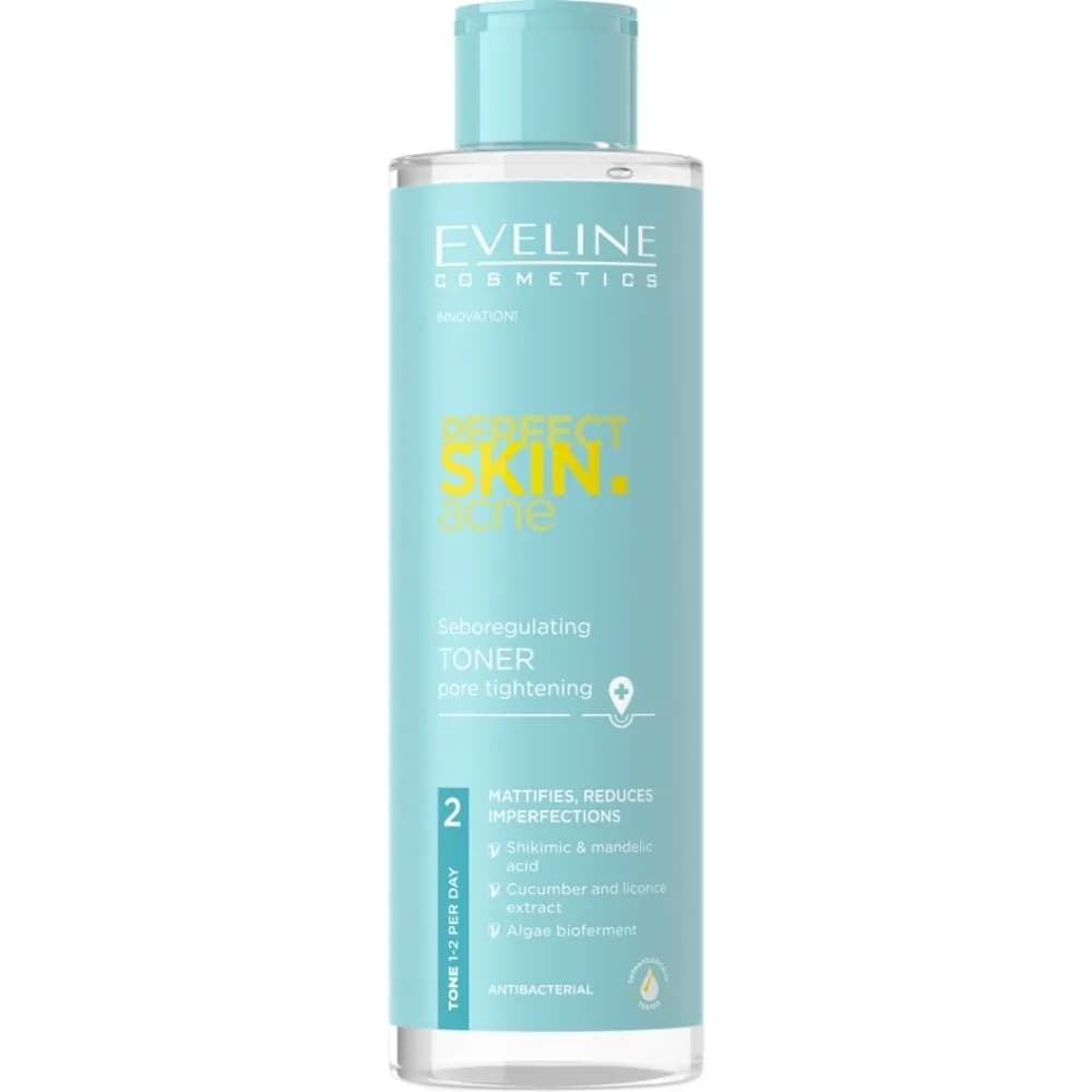 Eveline Perfect Skin Acne Seoreg Toner 200ml