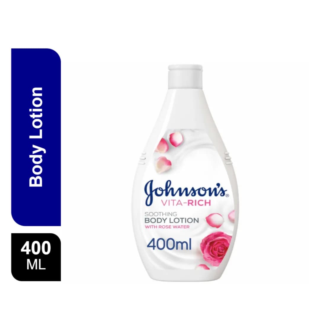 Johnsons Vita-Rich Body Lotion Rose Water 400Ml"