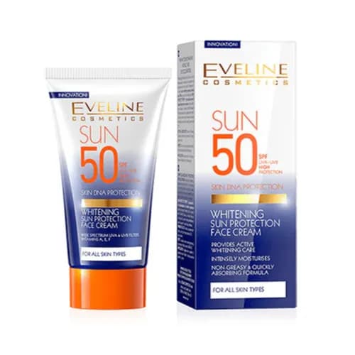 Eveline Sun Protection Whitening Spf 50 Face Cream 50ml