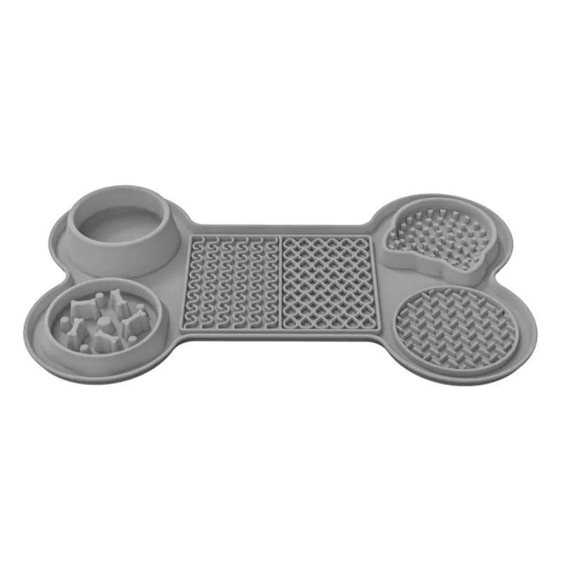 Pet Slow Feeder Licking Mat  Multi-purpose 6 In 1 