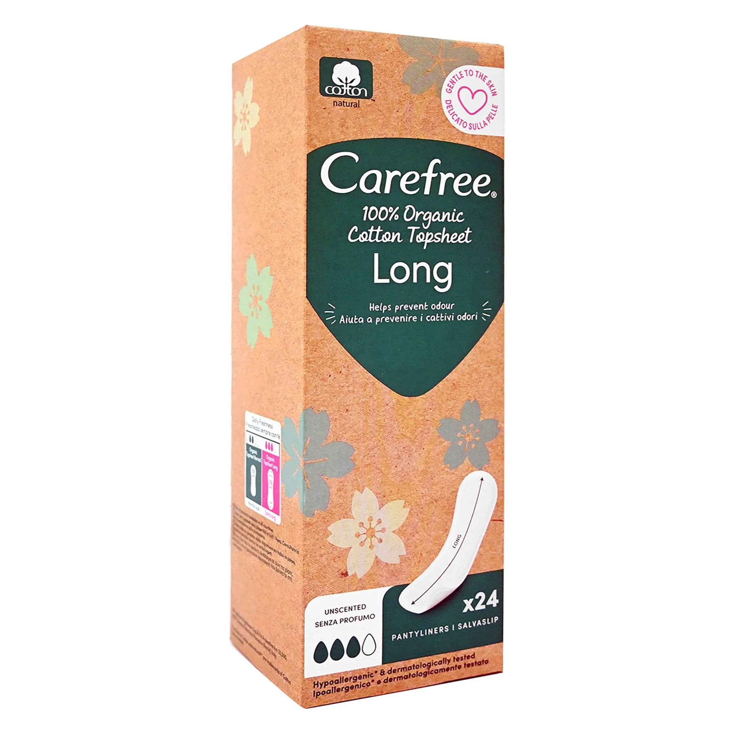 Carefree Organic Long Cotton 24pcs