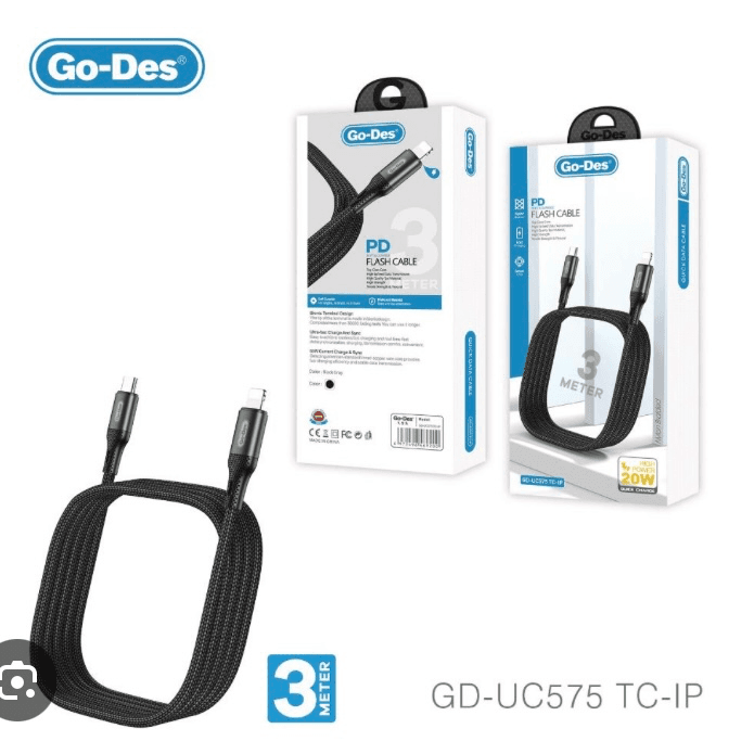 Go-Des Type-C to Lightning 3M Cable GD-UC575