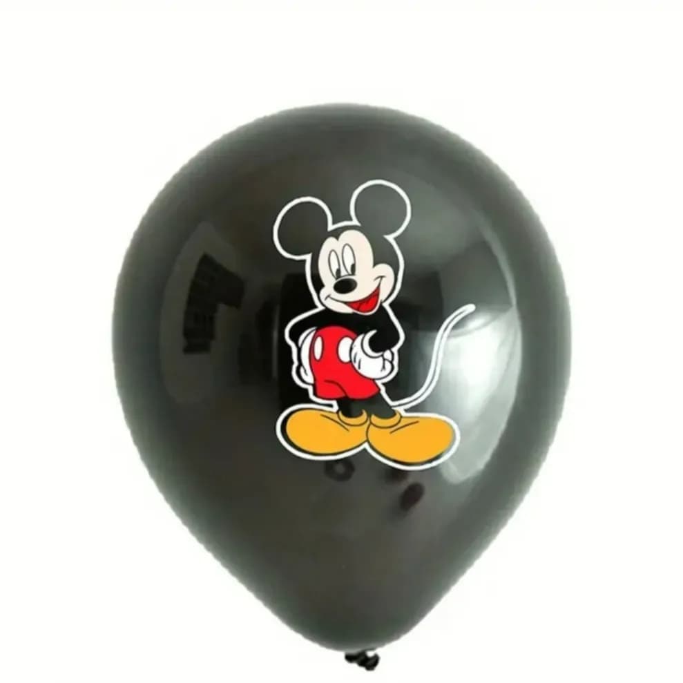 Mickey Mouse Black Balloon