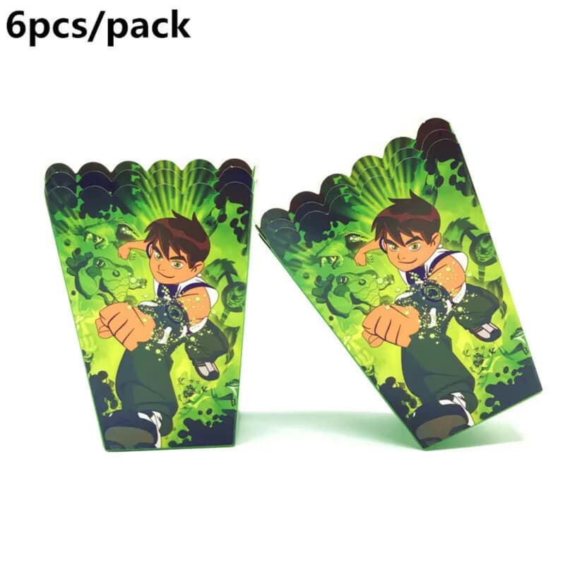 Ben 10 Popcorn Box 6 pcs