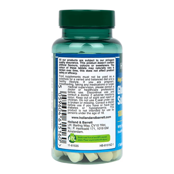 Glucosamine Sulphate 1000mg 60 Tablets