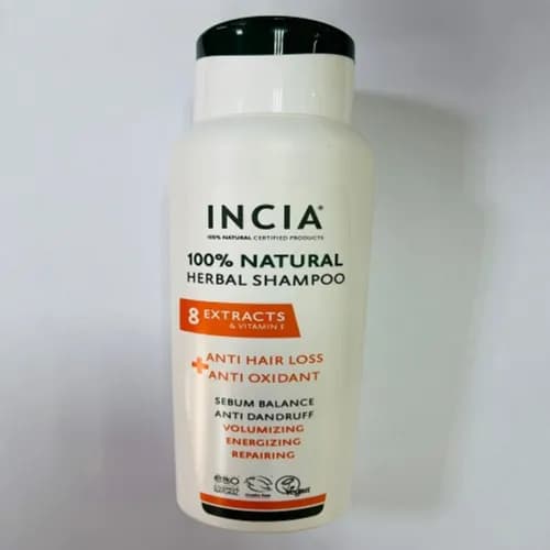 Incia 100% Herbal Anti Hair Loss Shampoo 275ml