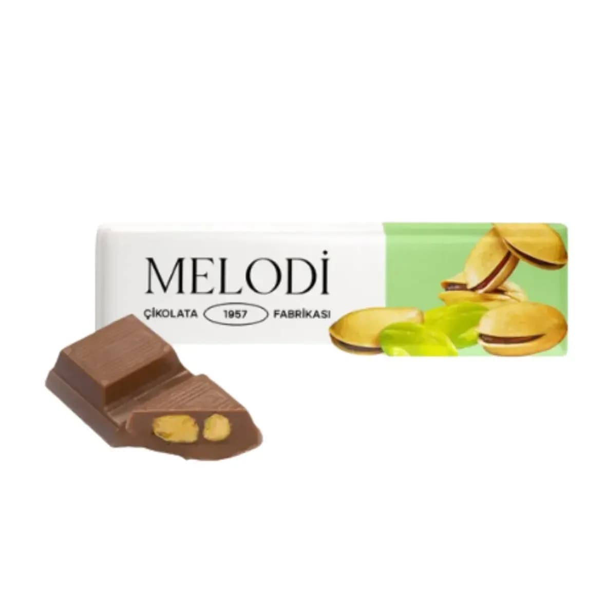 Melodi Pistachio Chocolate Tablet 22G