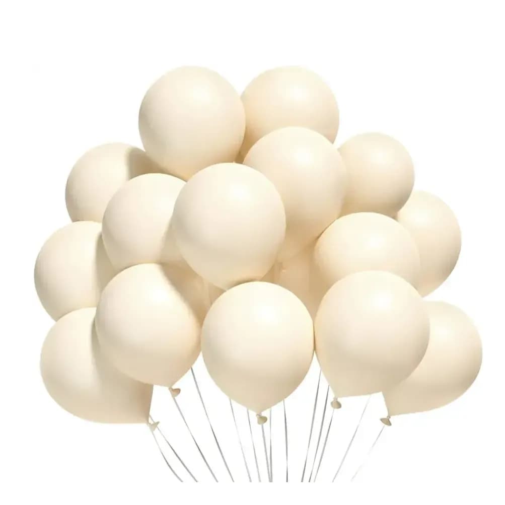 white Party Balloon 50 Pcs