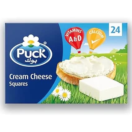 Puck Cream Cheese Squares 24 Portions 432g