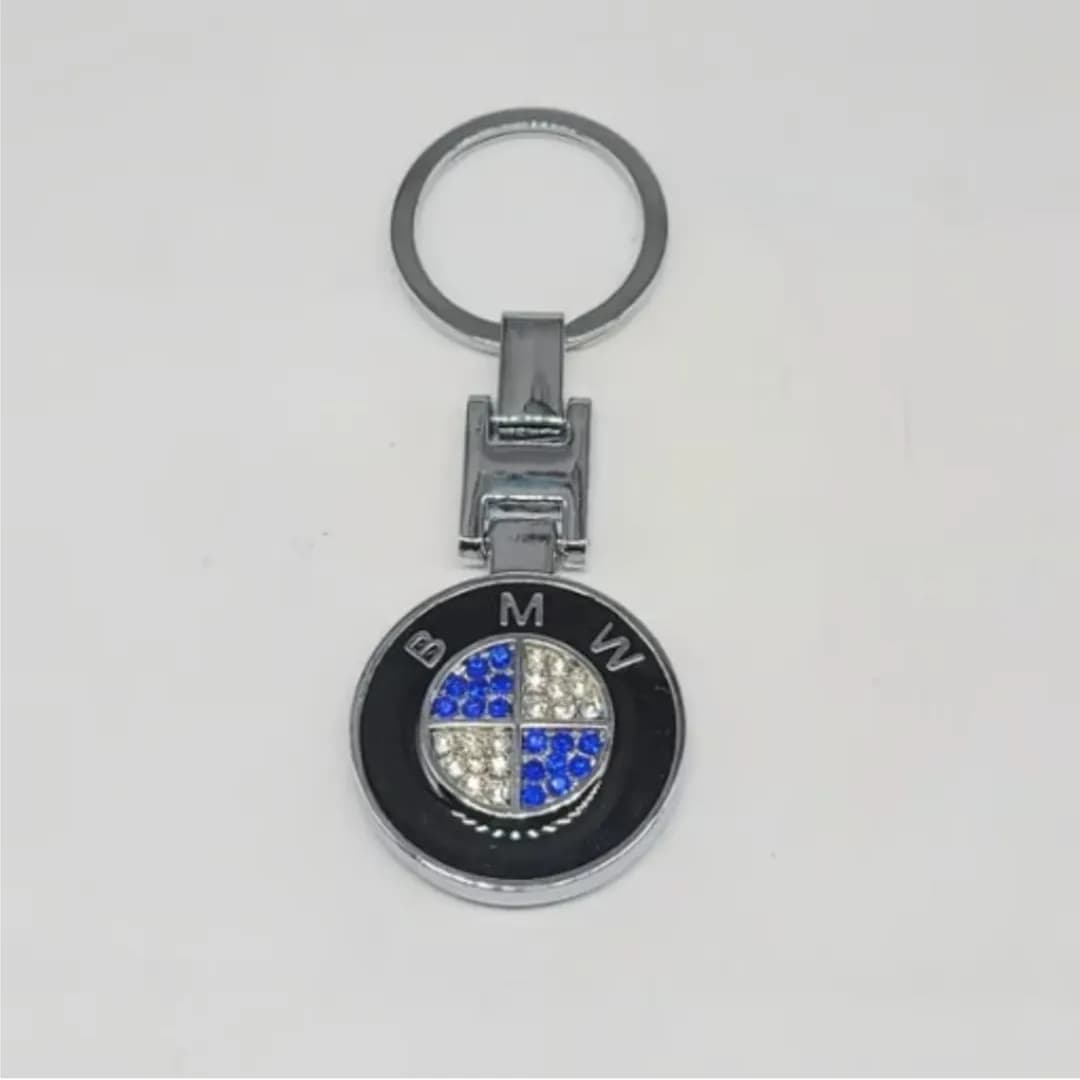 Keychain Steel crystal Diamond logo BMW